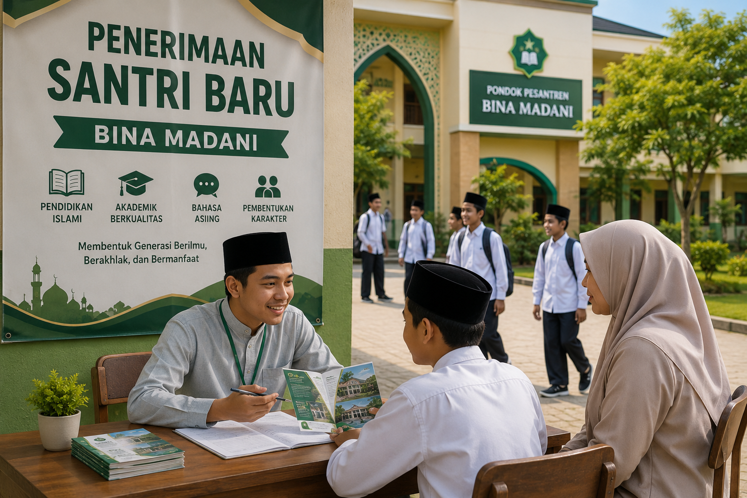 Informasi Awal Penerimaan Santri Baru Bina Madani